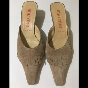 NOT FOR SALE Miu Miu Slides mules Size 39​​​​​​